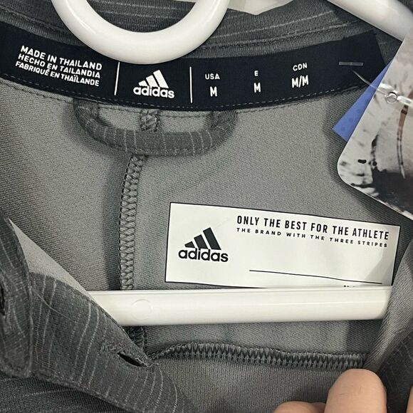 NWT Adidas NHL Men’s Philadelphia Flyers Gray Game Mode Polo Shirt Size Medium - Picture 6 of 9